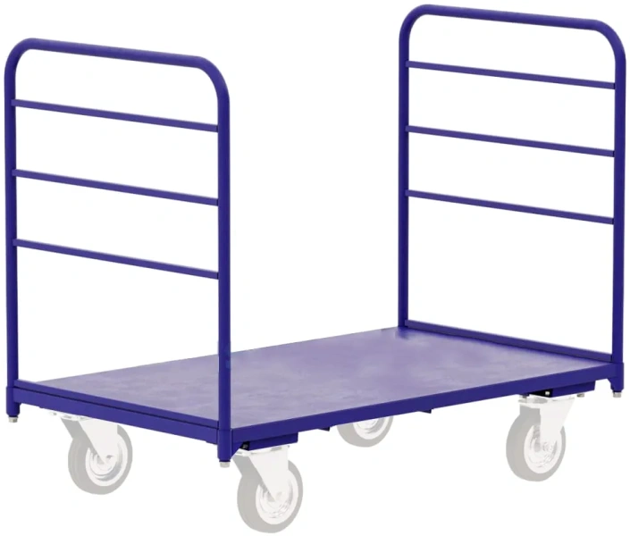 Тележка платформенная четырёхколёсная ТЯ 6 (800х1200) без колёс